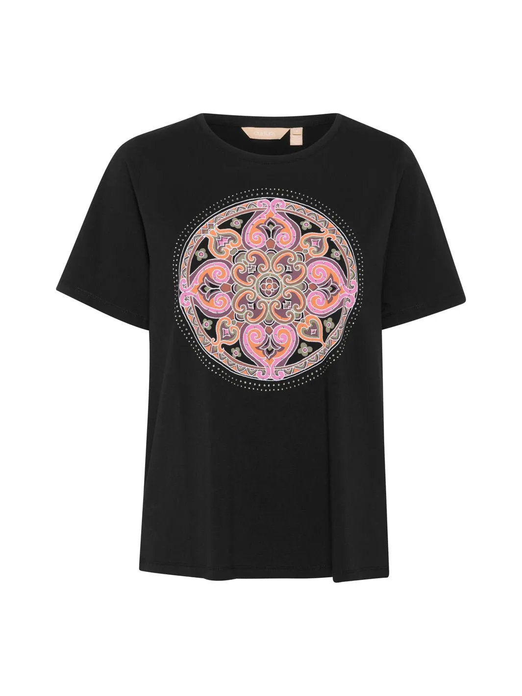 Culture CUalfi gith graphic t-shirt black