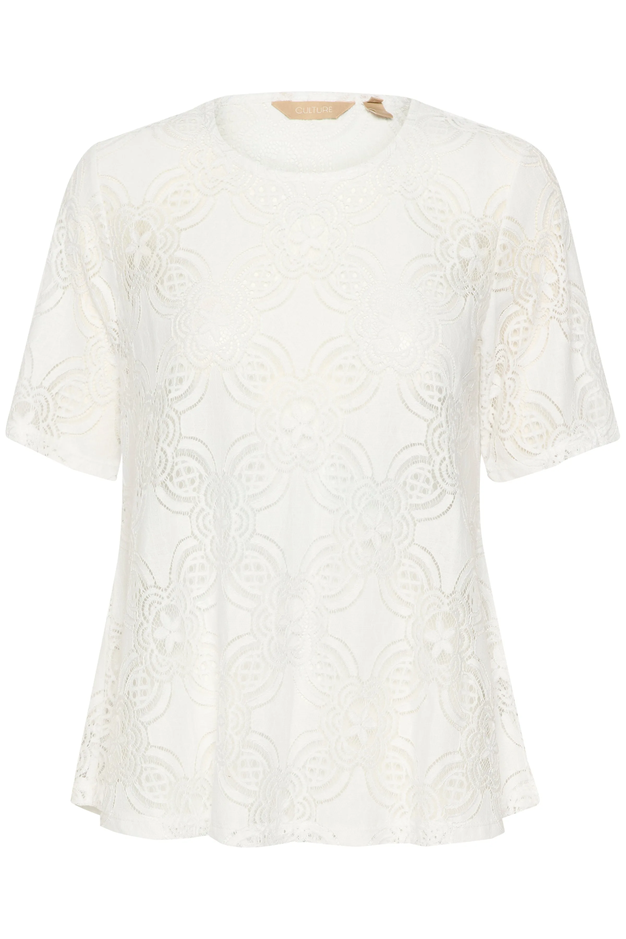 Culture CUHenriette Olu SS blouse spring gardenia