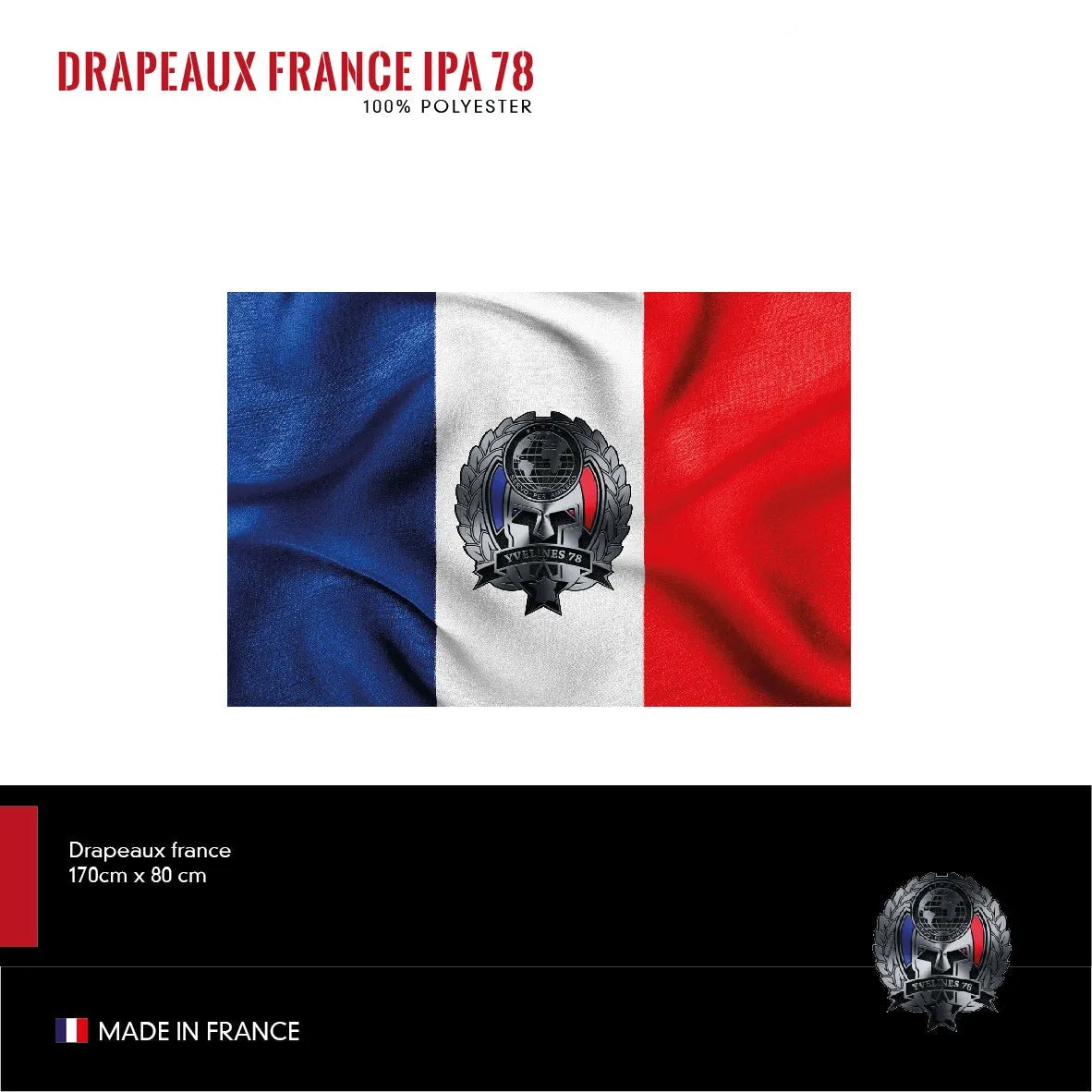 Drapeau France 150x90cm IPA 78