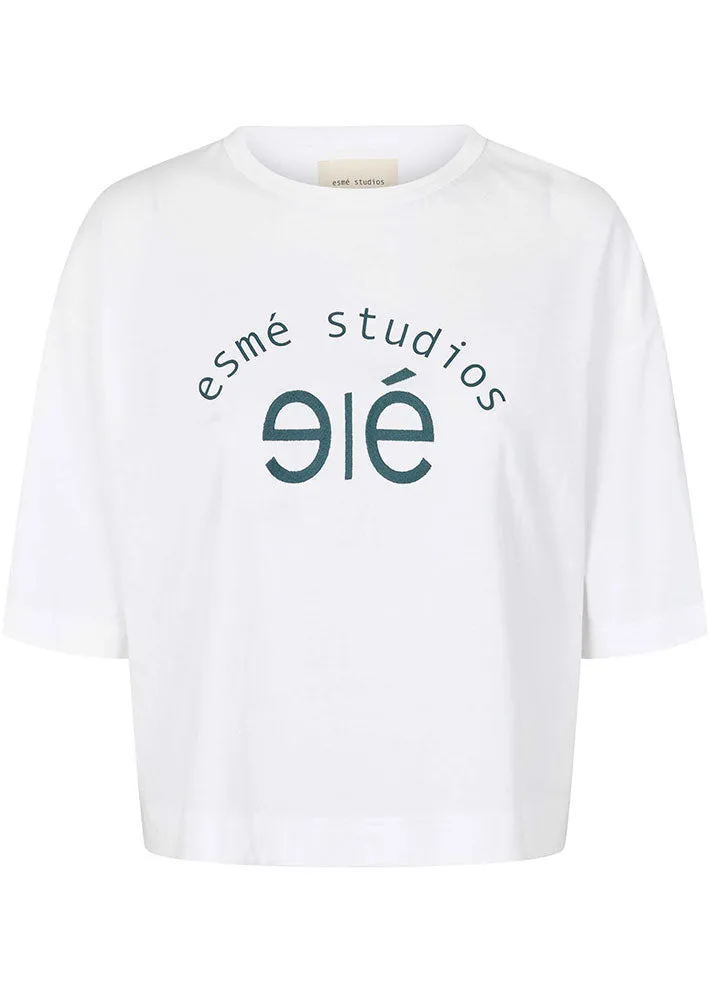 Esmé Studios Patricia 2/4 T-shirt - White