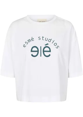 Esmé Studios Patricia 2/4 T-shirt - White