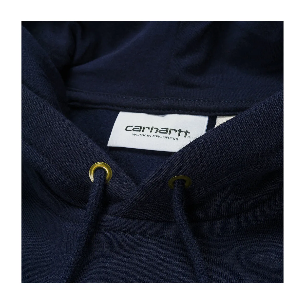 Felpa Carhartt WIP Hooded Chase Blu Navy