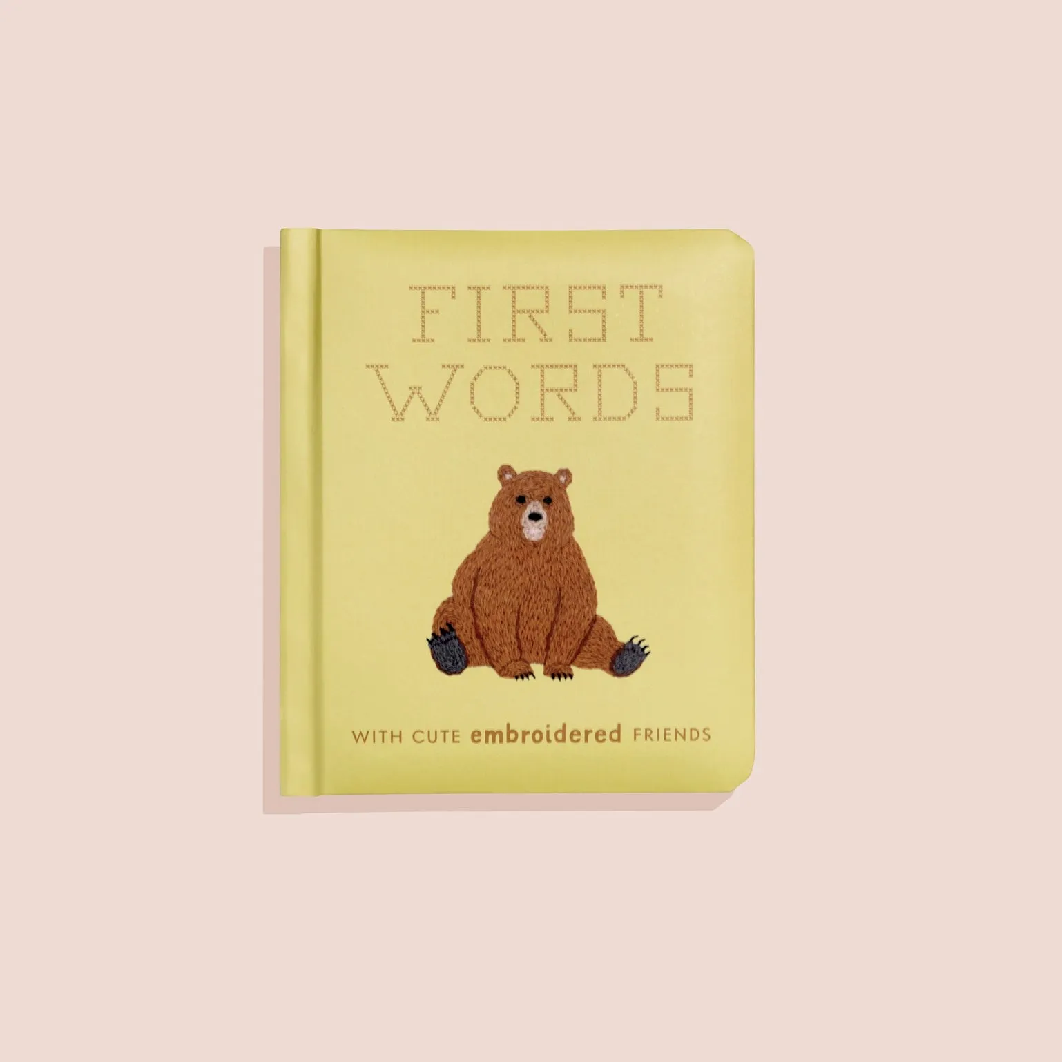 First Words with Cute Embroidered Friends Book By Tabitha Paige