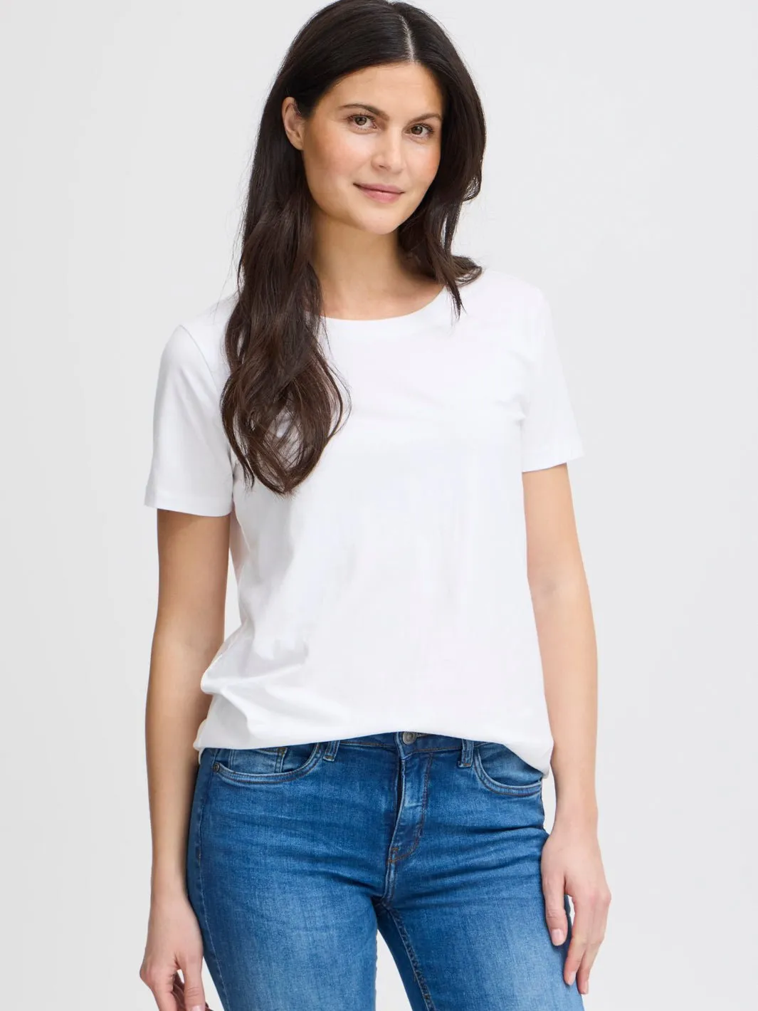 Fransa Zashoulder 1 t-shirt white