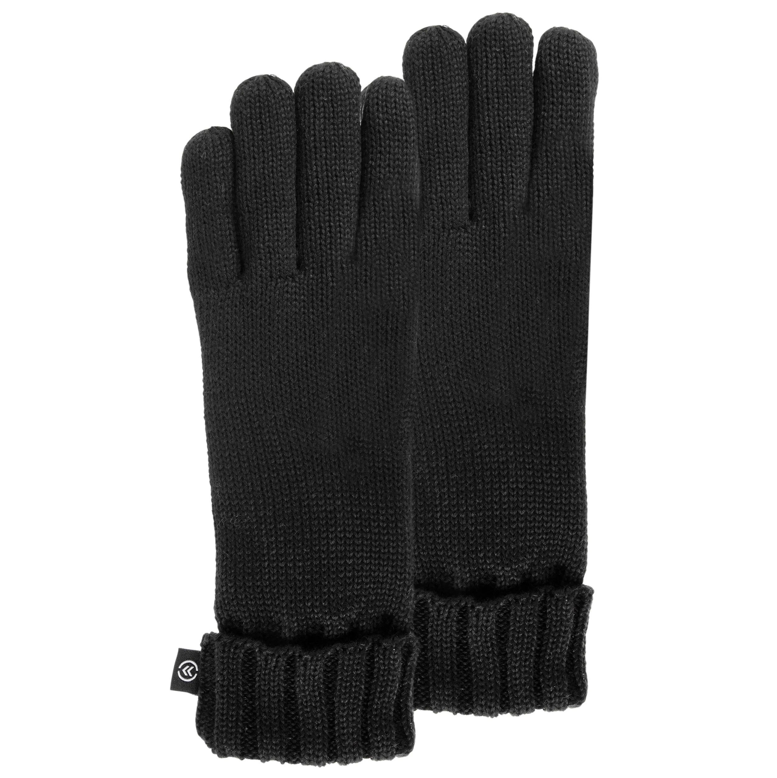 Gants Homme Maille Recyclée Noir