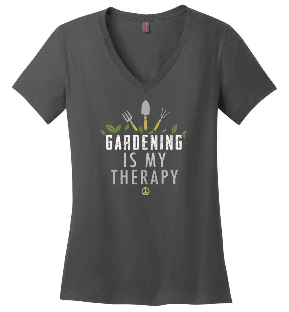 Gardening Is My Therapy T-shirts