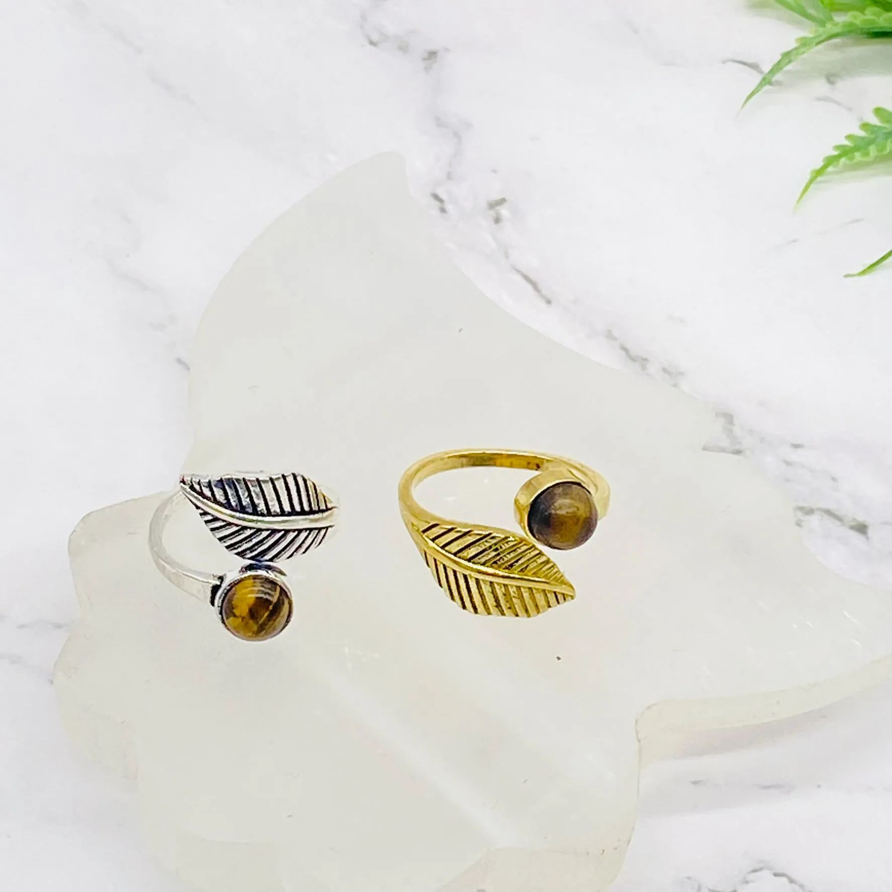 Handmade Silver Rings, Leaf Style Rings, Bohemian Jewelry, Adjustable Rings, Minimalistic Rings, Boho Style, Crystal Rings