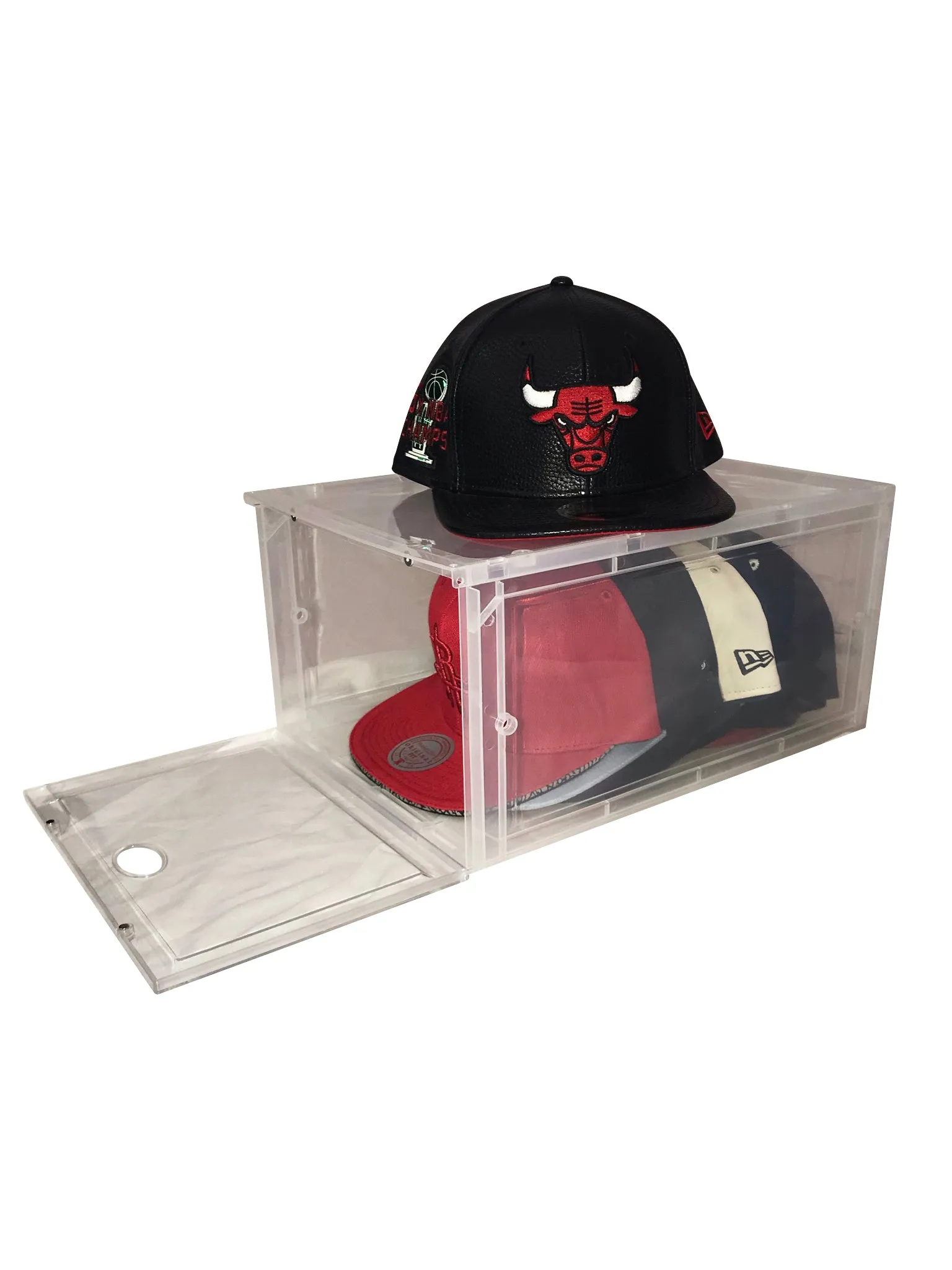 Hat Storage Plastic Display Case Style - Clear Hat Organizer