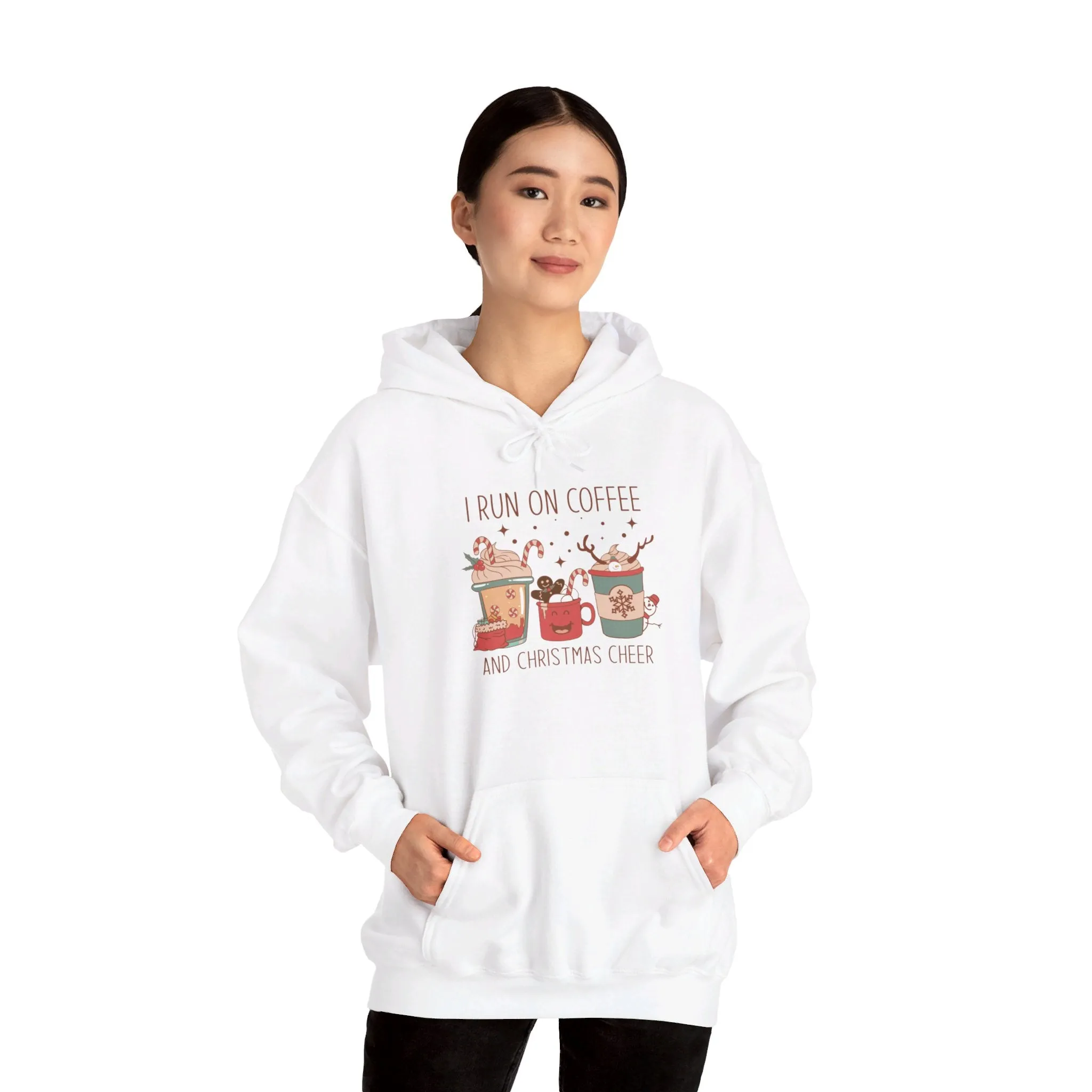 I run on Coffee - Unisex Heavy Blend™ Hooded Sweatshirt