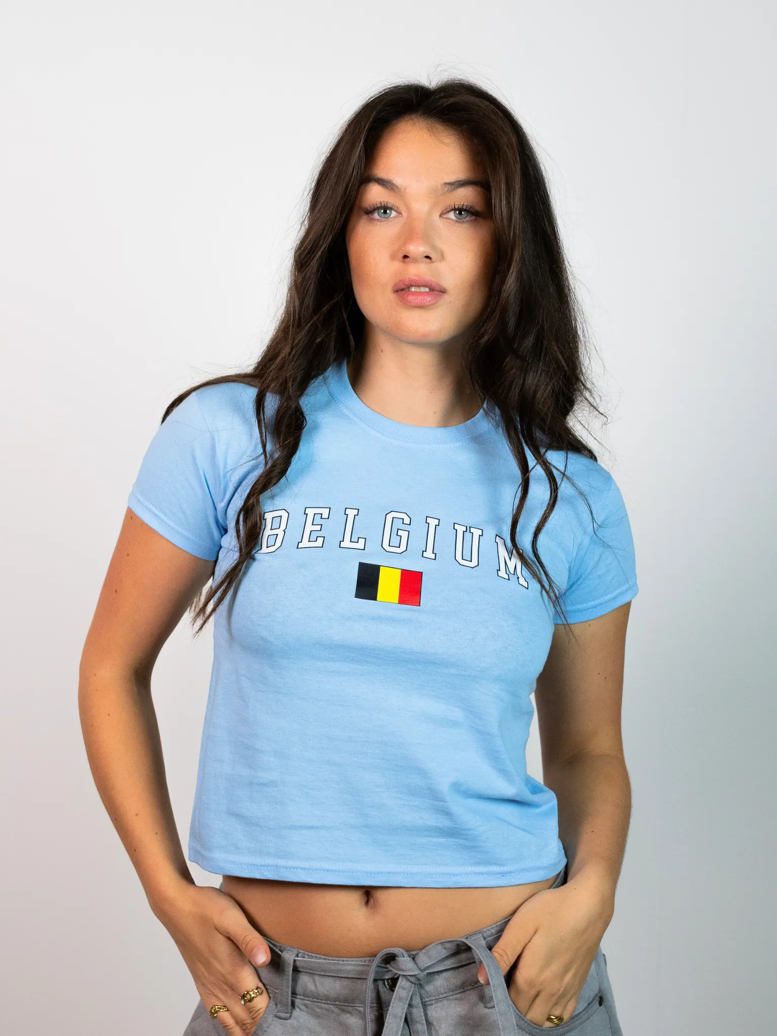 ITALIA, BABY T-SHIRT - BLÅ