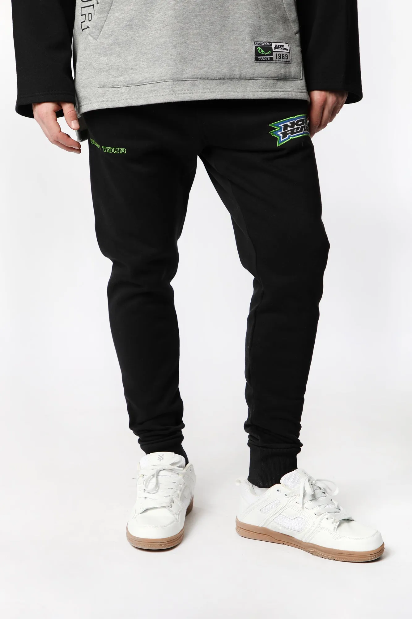 Jogger en Molleton Logo Brodé No Fear Homme