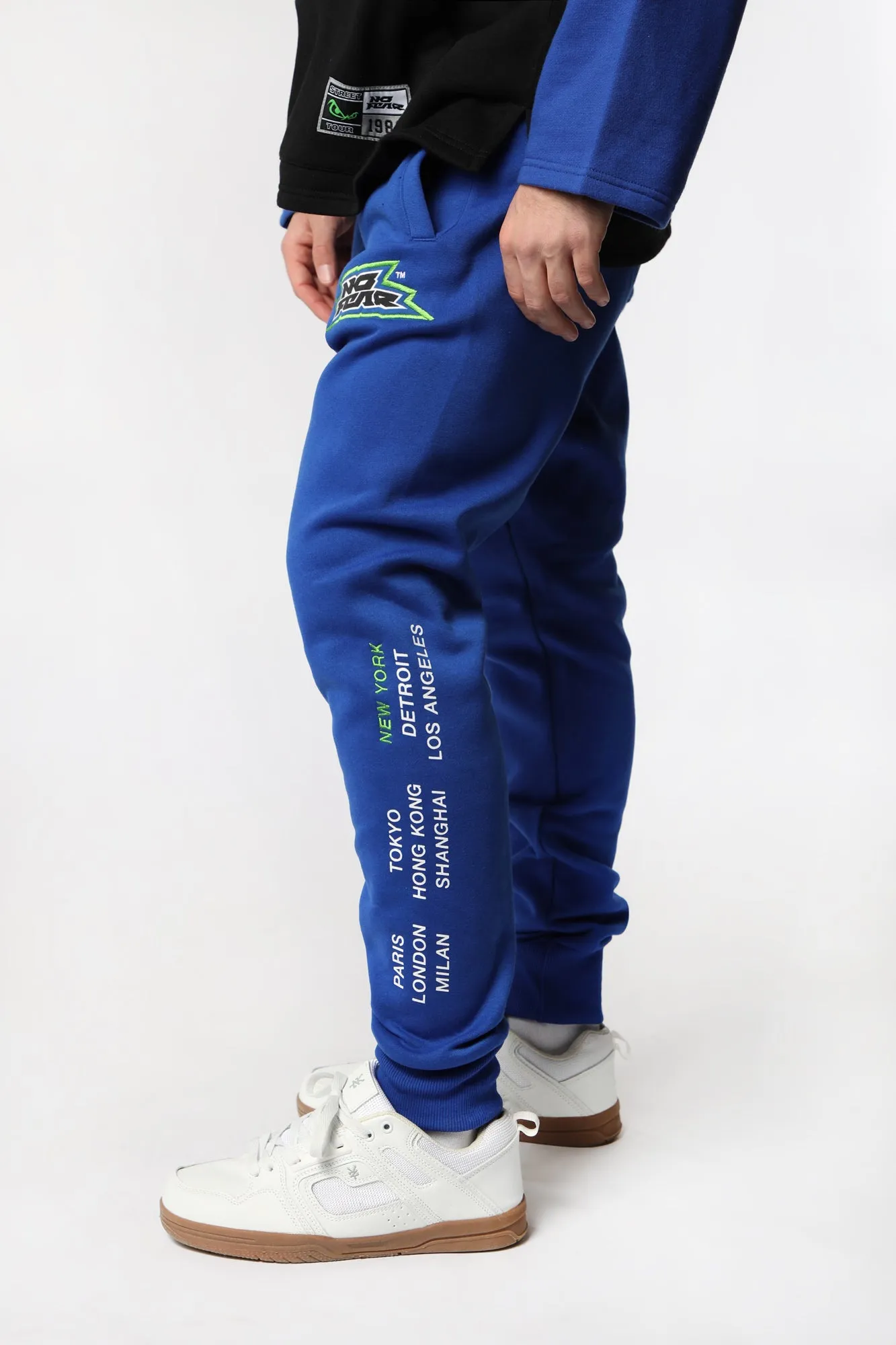 Jogger en Molleton Logo Brodé No Fear Homme