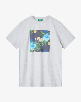 Key West Lyø Tee - Lt. Grey Mel