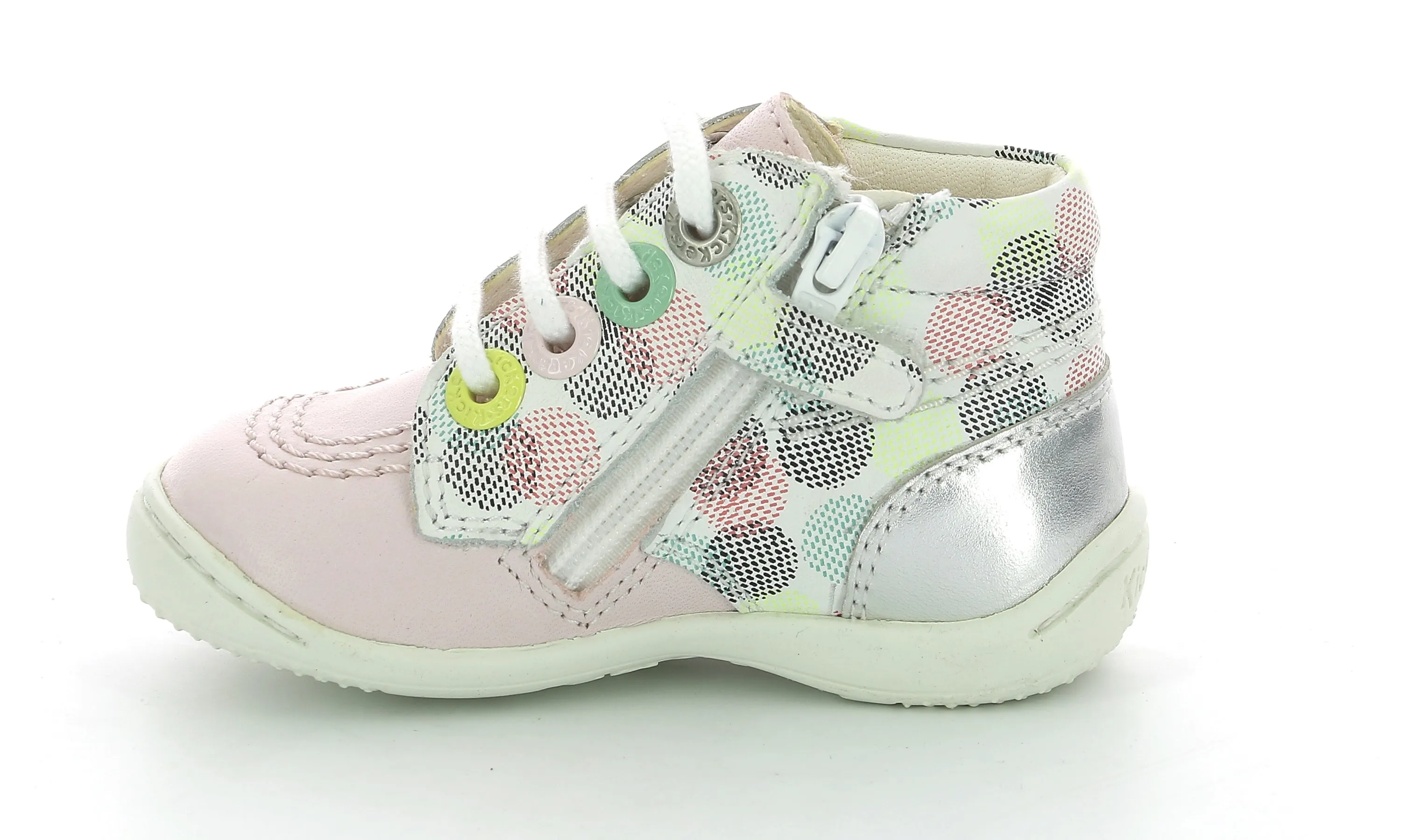 KICKERS GULLYZIP blanc multi Chaussures