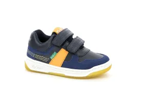 KICKERS KALIDO marine orange Chaussures Basses/Baskets/Sneakers