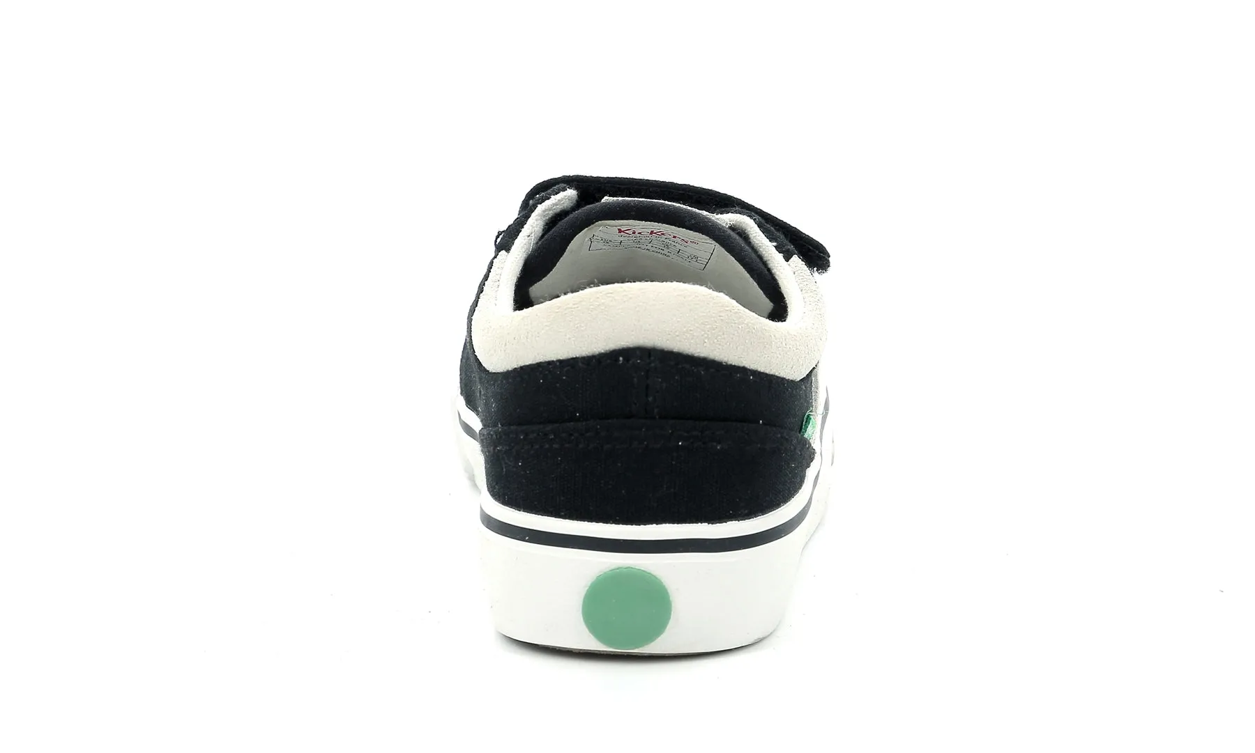 KICKERS KICKSLIDO Noir Tennis Toile