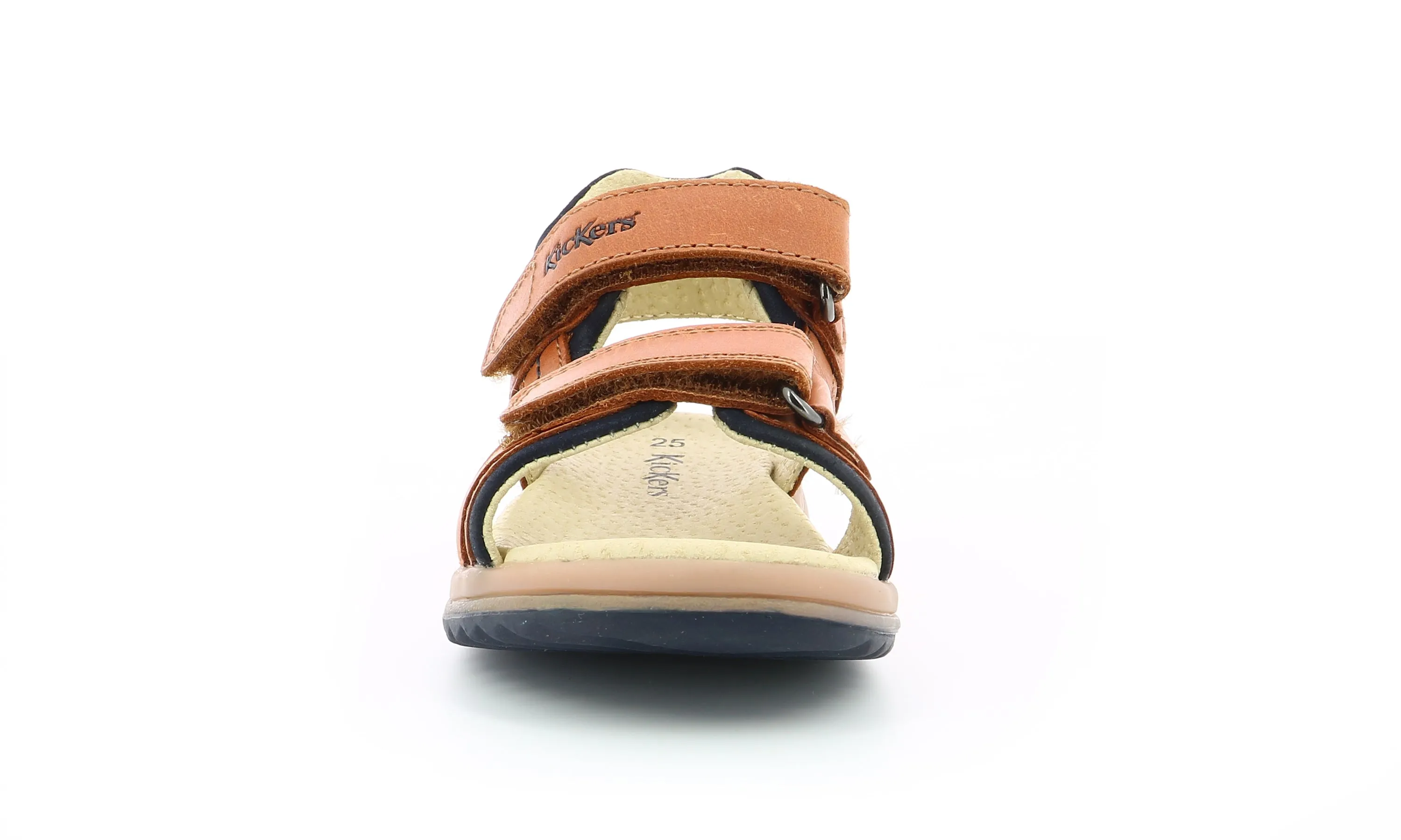 KICKERS PLATINO camel Sandales Nu Pieds