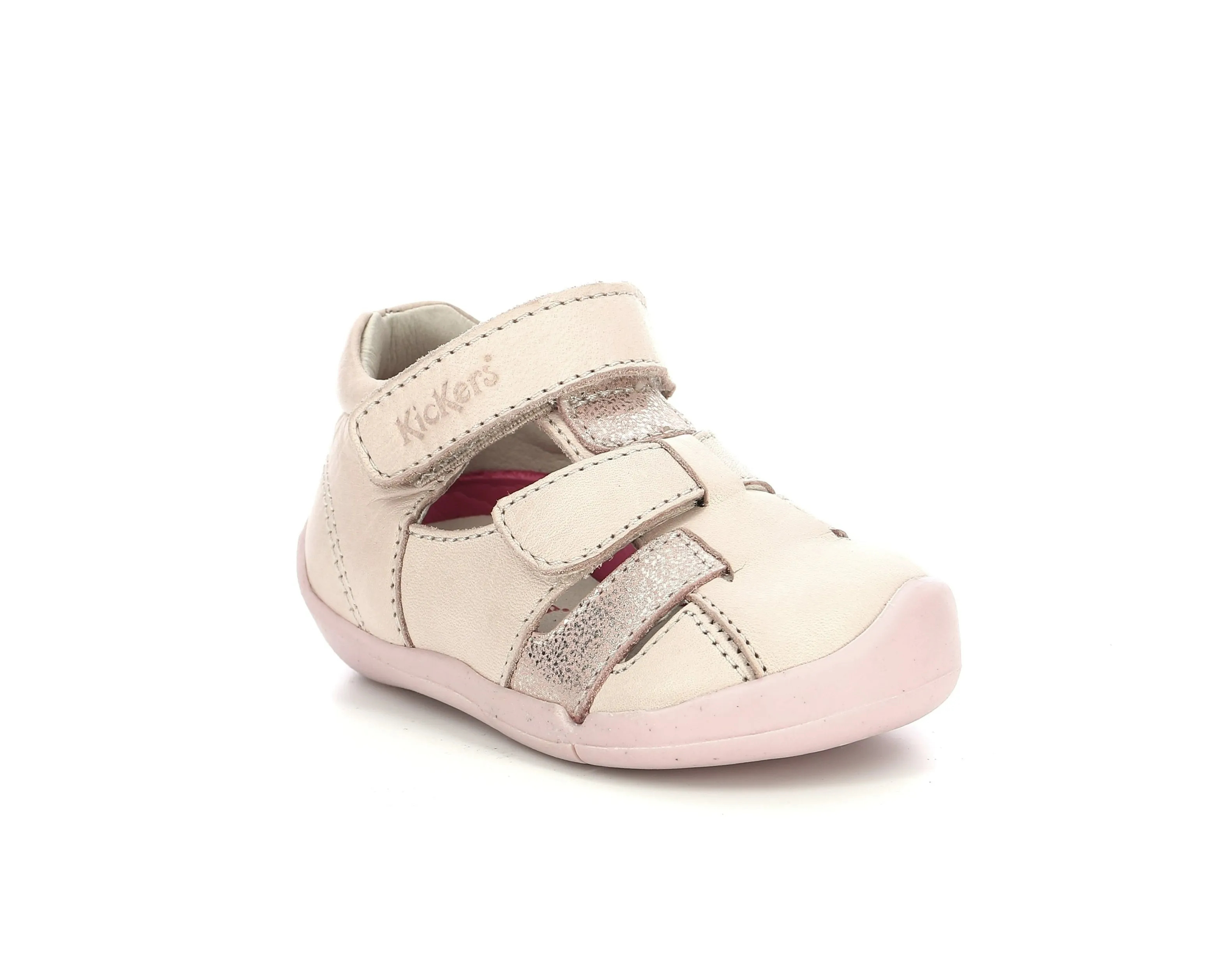 KICKERS WASABOU rose Babies/Salomés