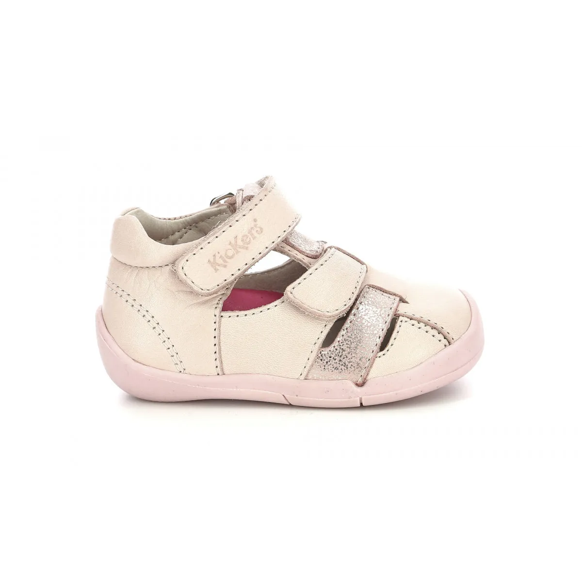 KICKERS WASABOU rose Babies/Salomés