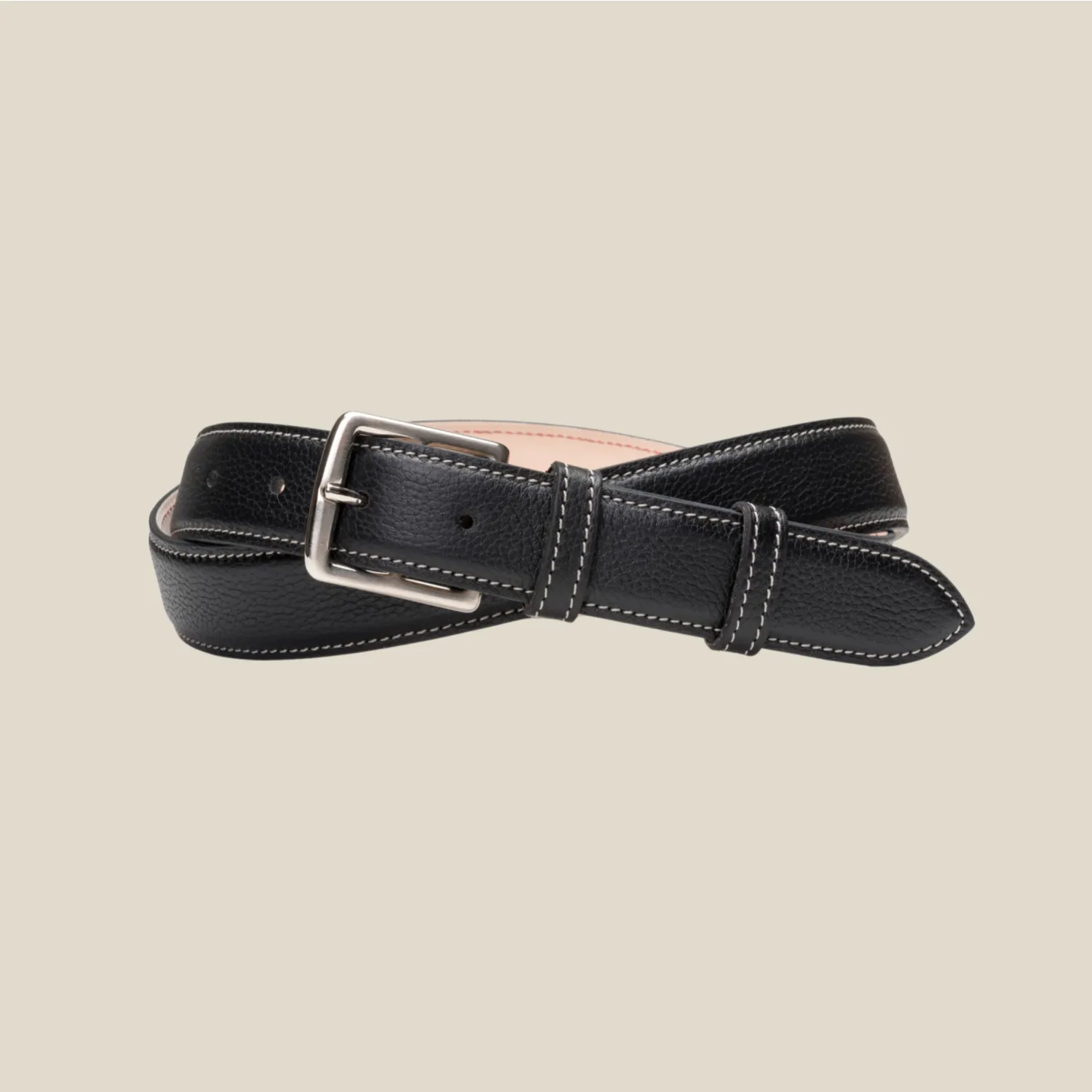 La Ceinture Cuir Grainé Breteuil