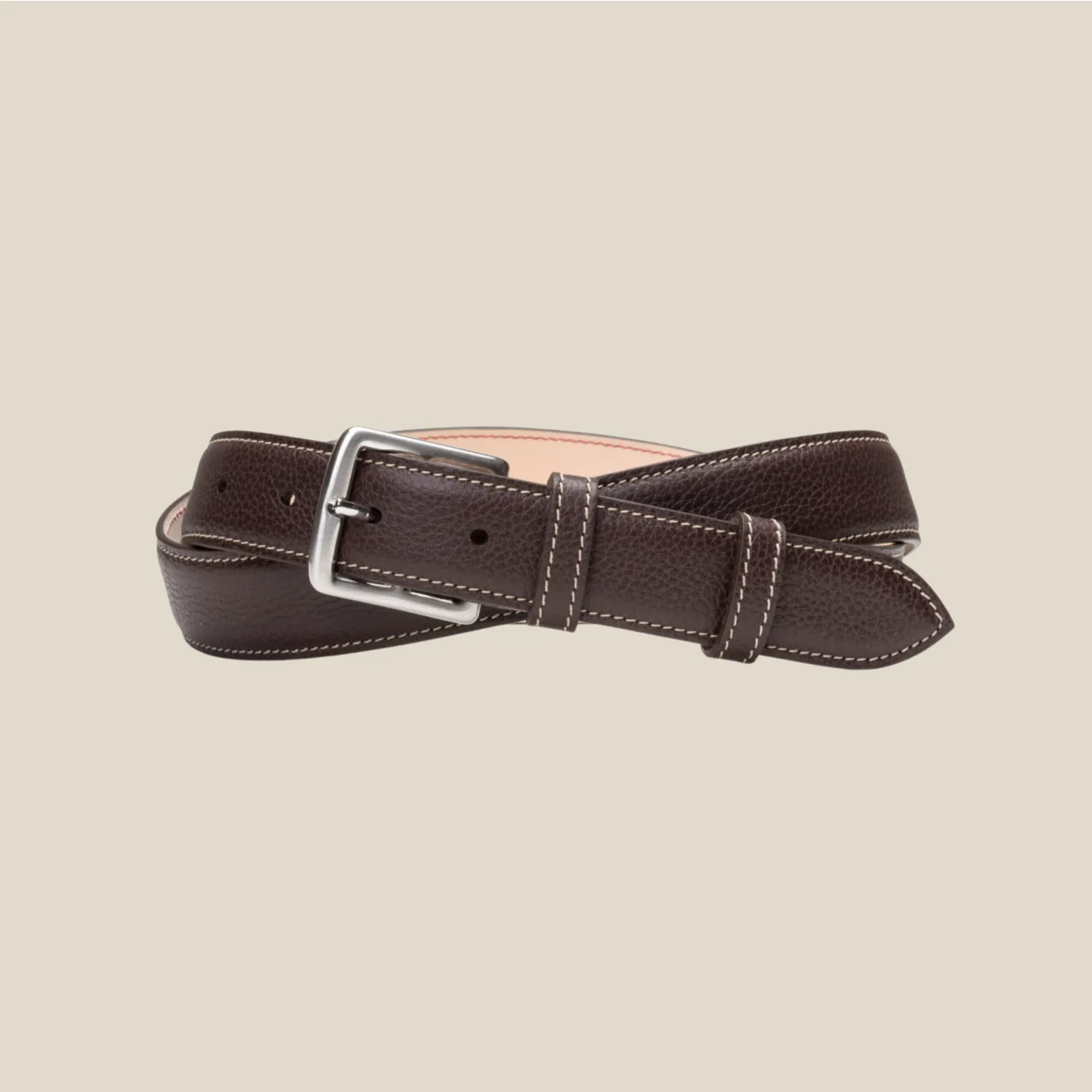 La Ceinture Cuir Grainé Breteuil