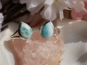 Larimar Ariel Ring - Teardrop (Double Band)