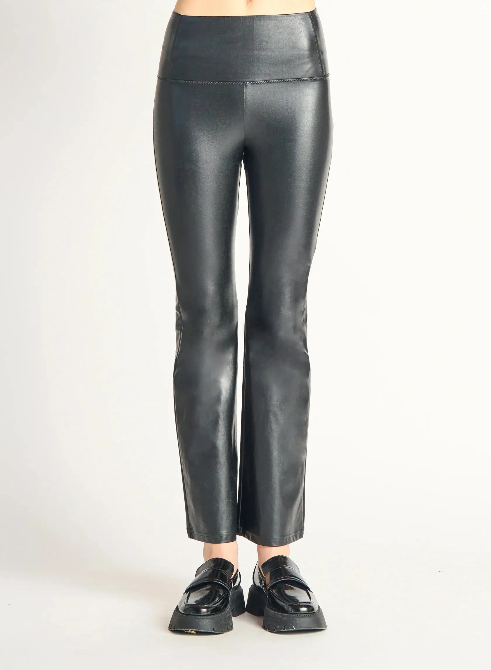 Lennon Flared Faux Leather Legging