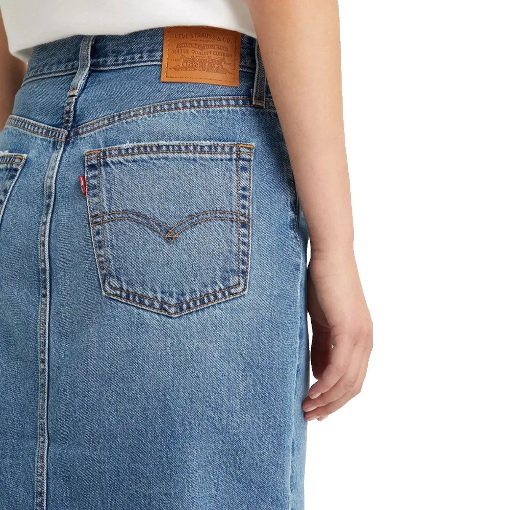 Levi's Gonna in Jeans con spacco Donna