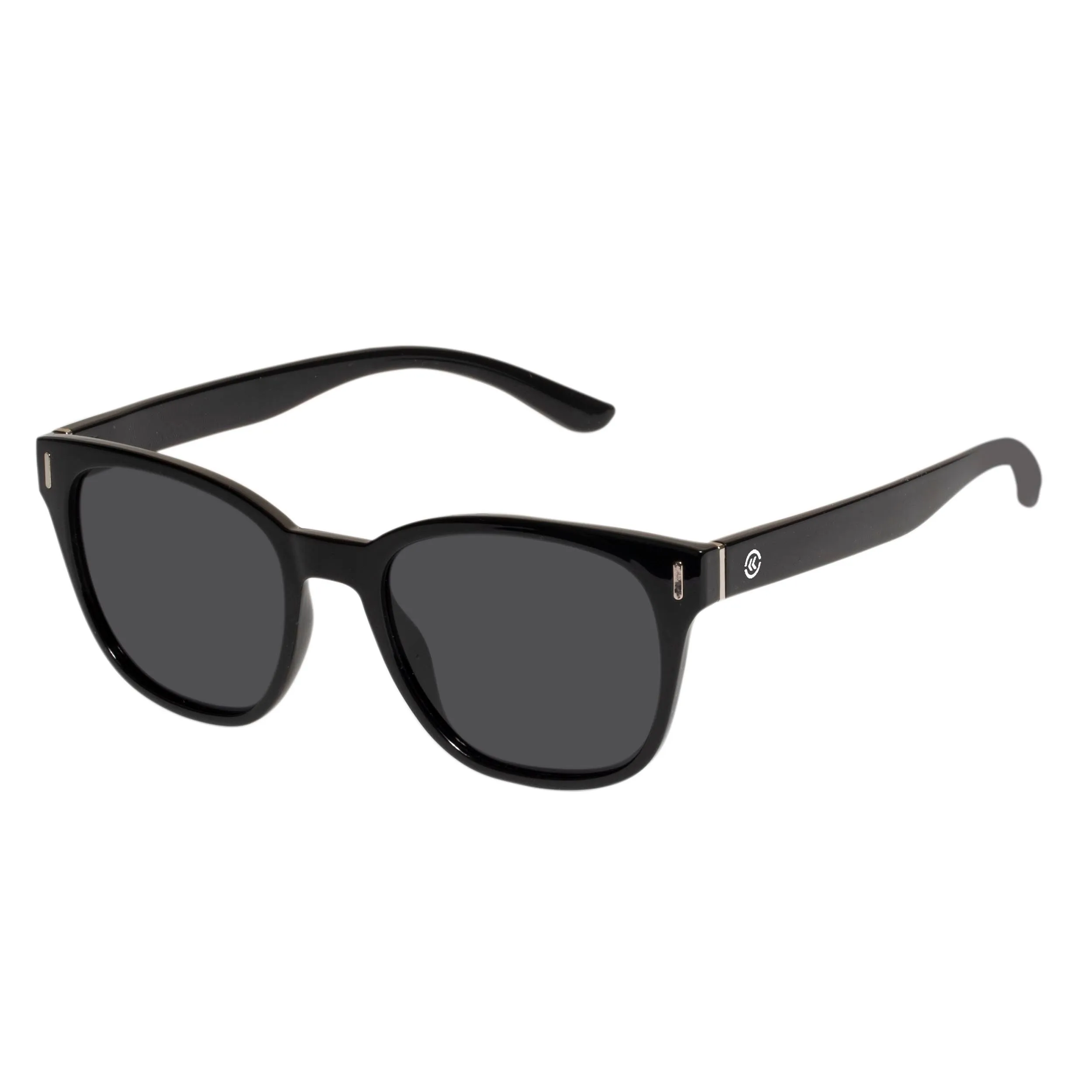 Lunettes de soleil Mixte Rectangulaires Noir