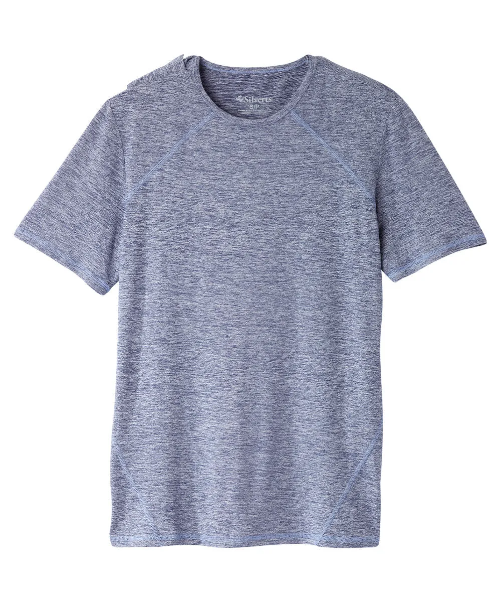 Men's T-shirt with Back Overlap