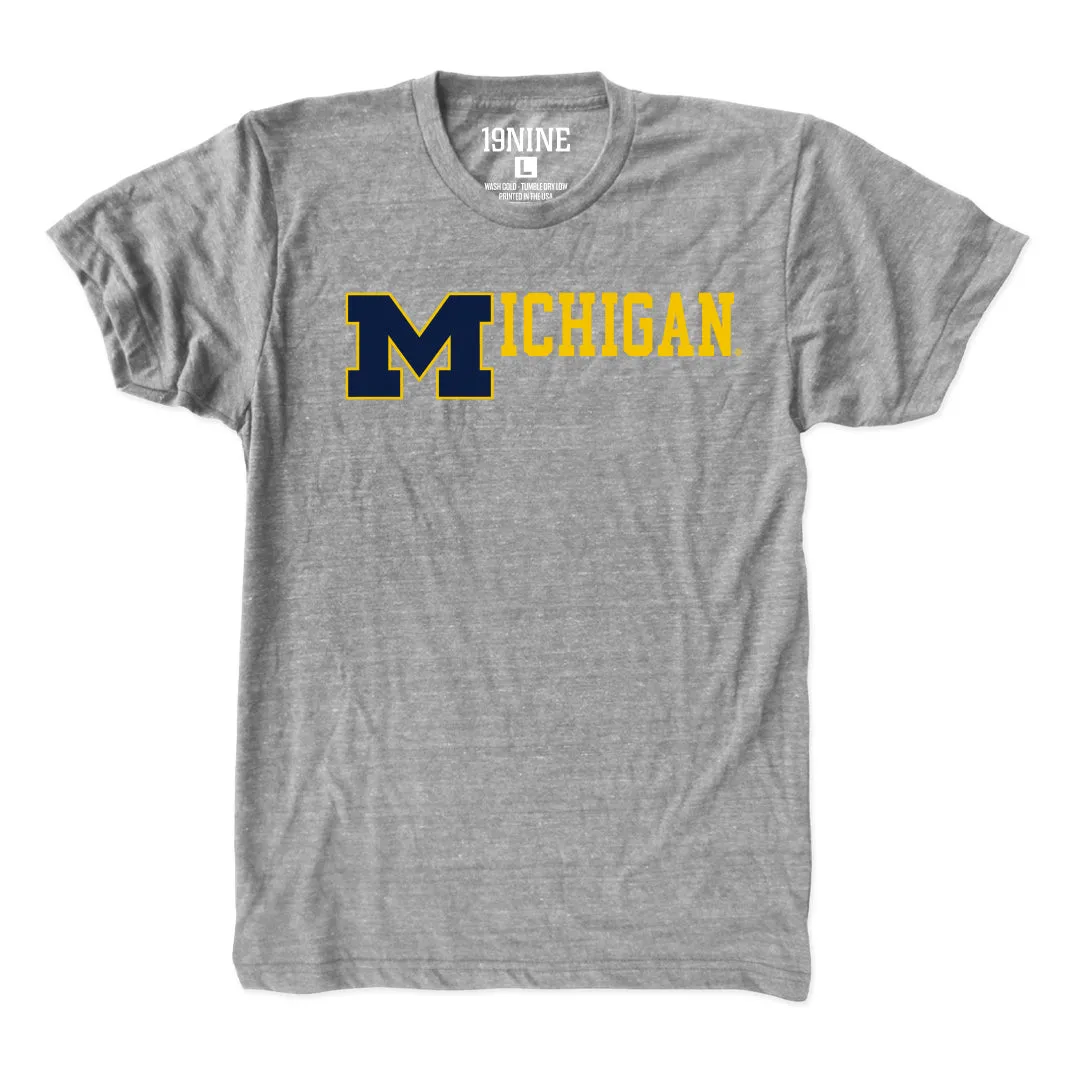 Michigan '89 Vintage Script