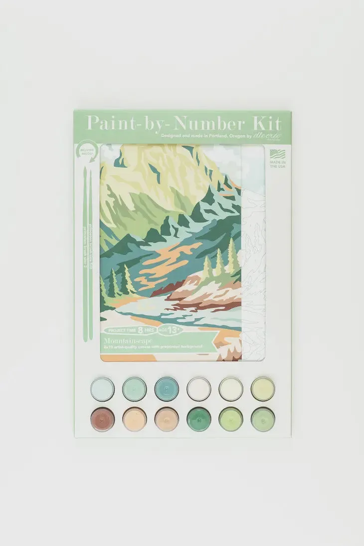 Mountainscape Paint By Number Kit