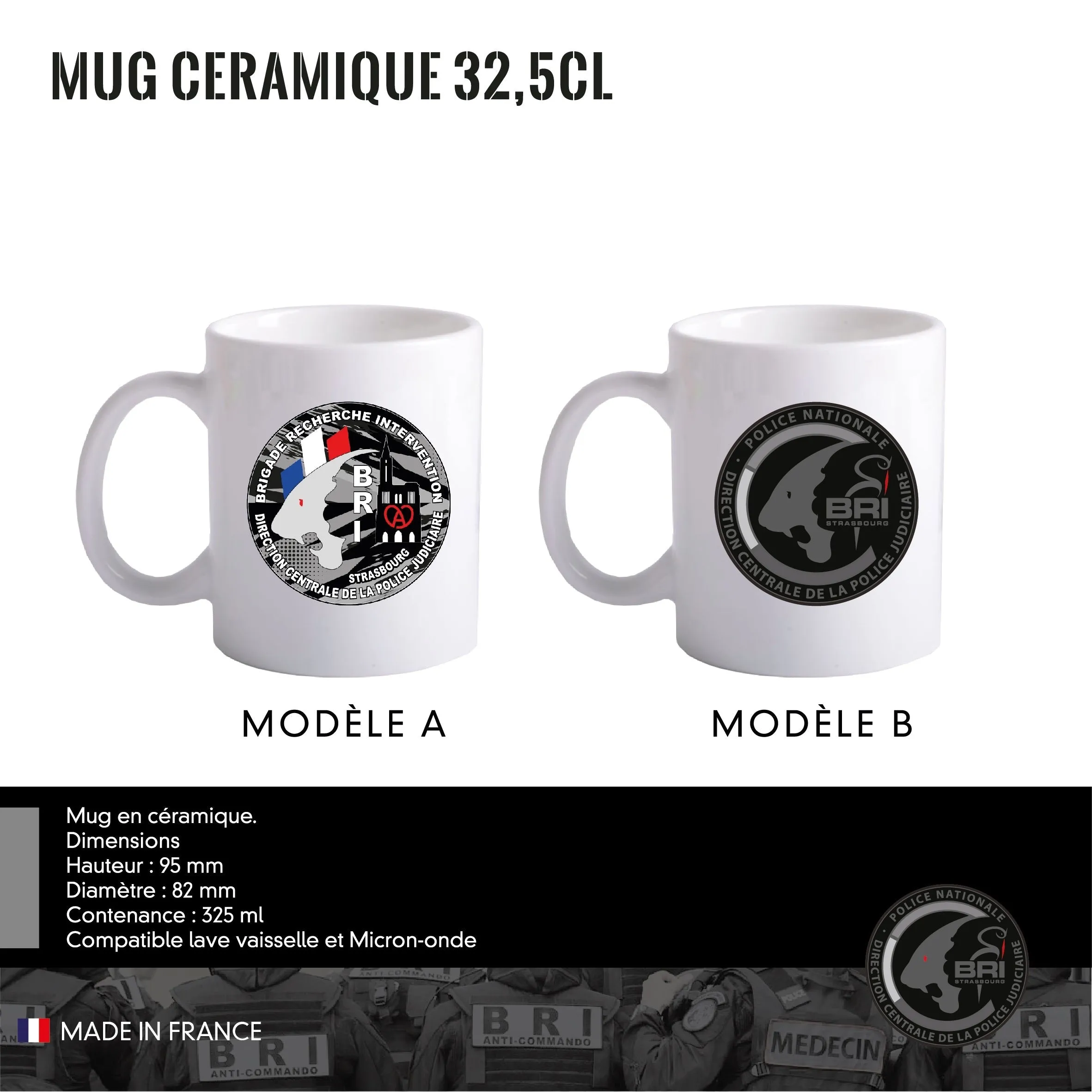 Mug Céramique 32,5 cl BRI Strasbourg