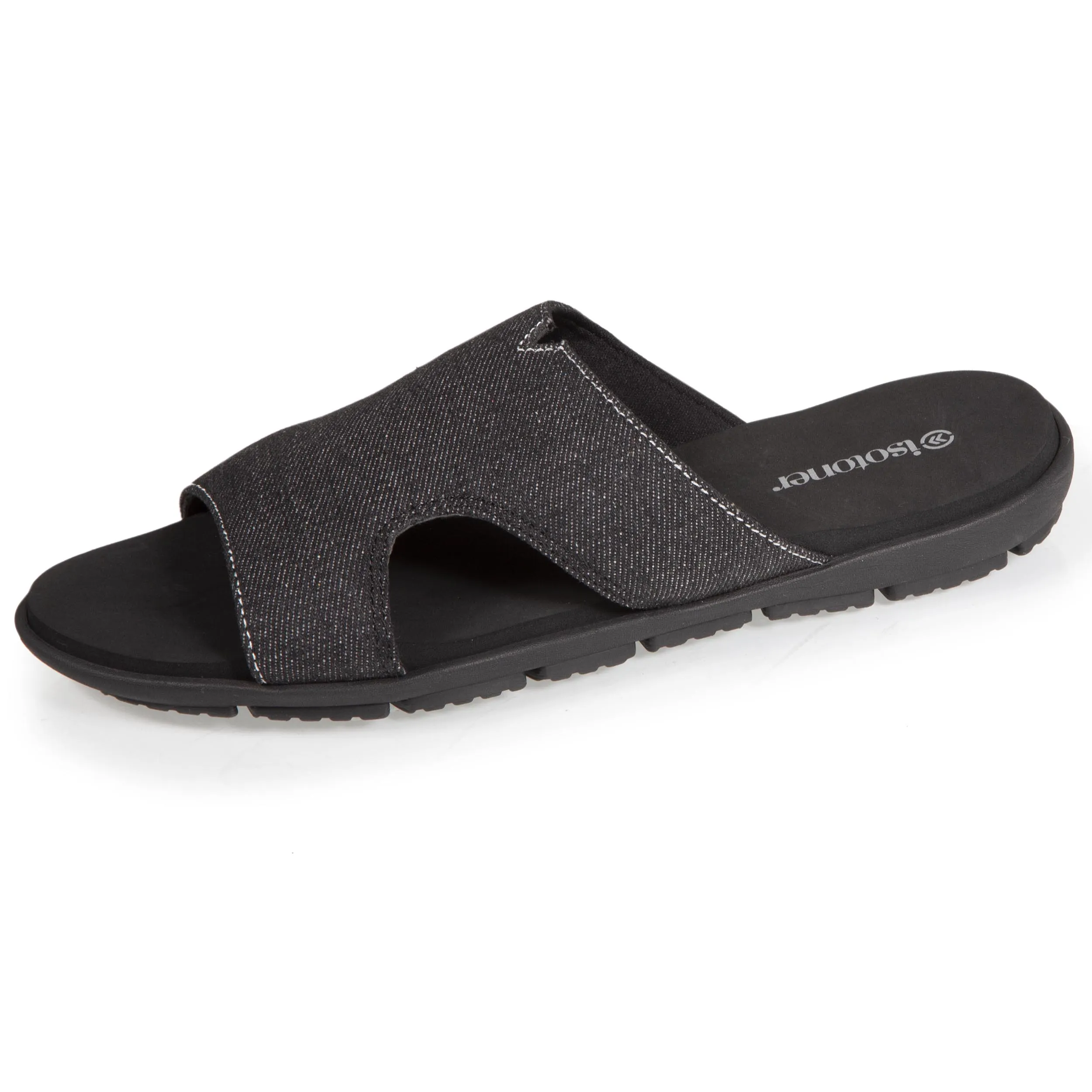 Mules Femme bandeau Noir