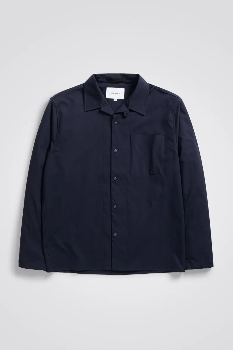 Norse Carsten Solotex Twill Shirt LS Dark Navy