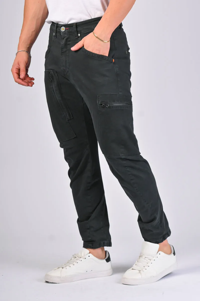 Pantaloni in cotone loose Out FW22/23