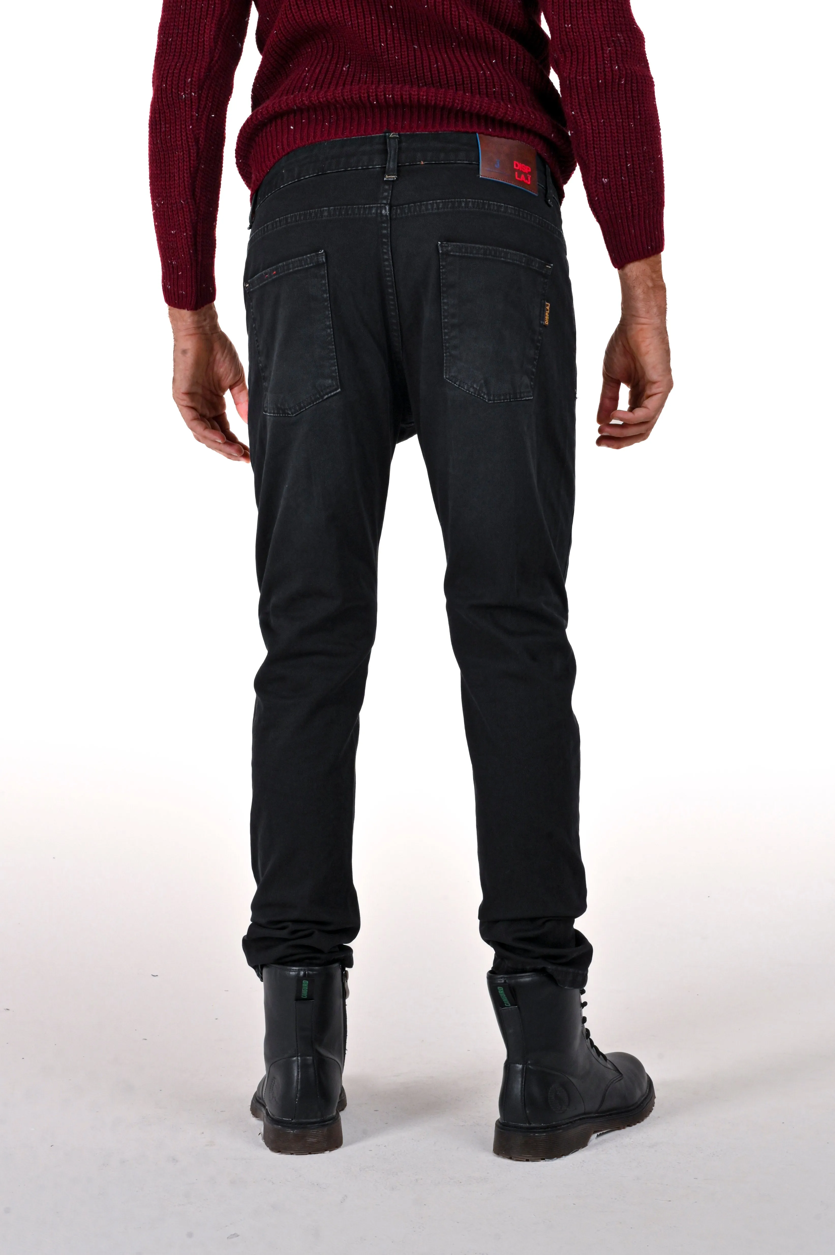 Pantaloni in cotone regular Kong Bull Old FW23/24