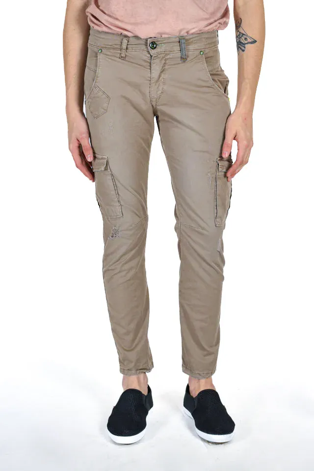 Pantaloni in cotone Slim Cezanne Bott SS22