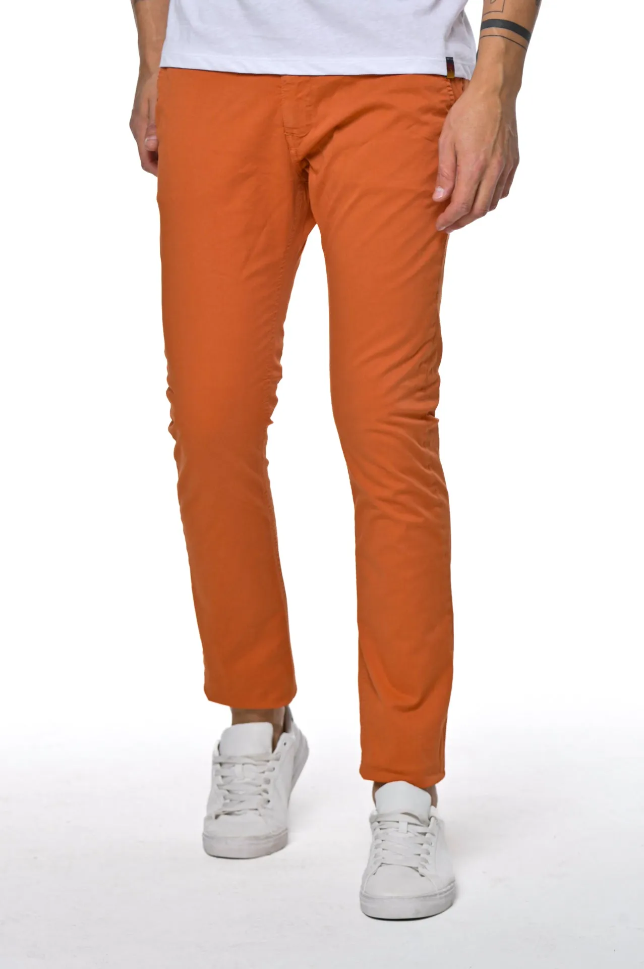 Pantaloni slim Kinos Arancio SS24