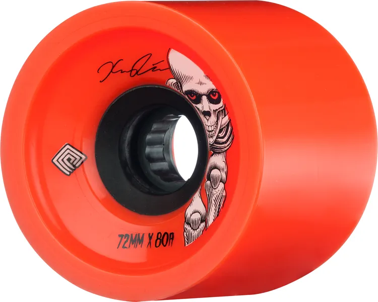 POWELL PERALTA WHEELS (JEU DE 4) 72MM KEVIN REIMER 80A RED