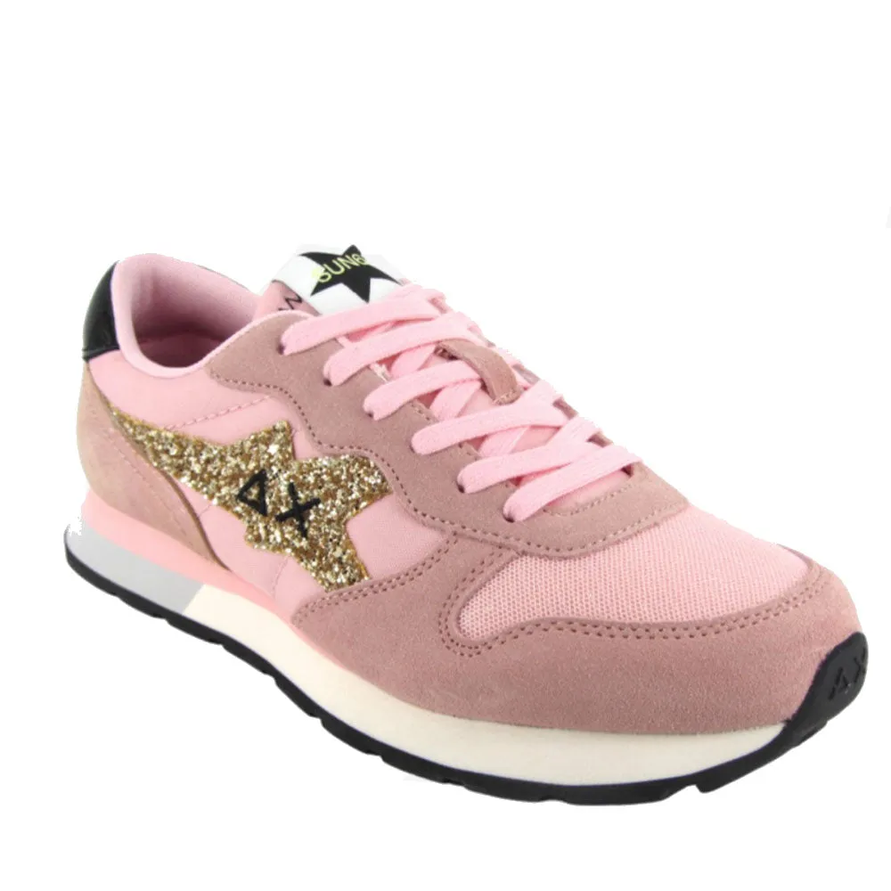 Scarpe Bambina SUN 68 Sneakers Girl's Stargirl Glitter Colore Rosa