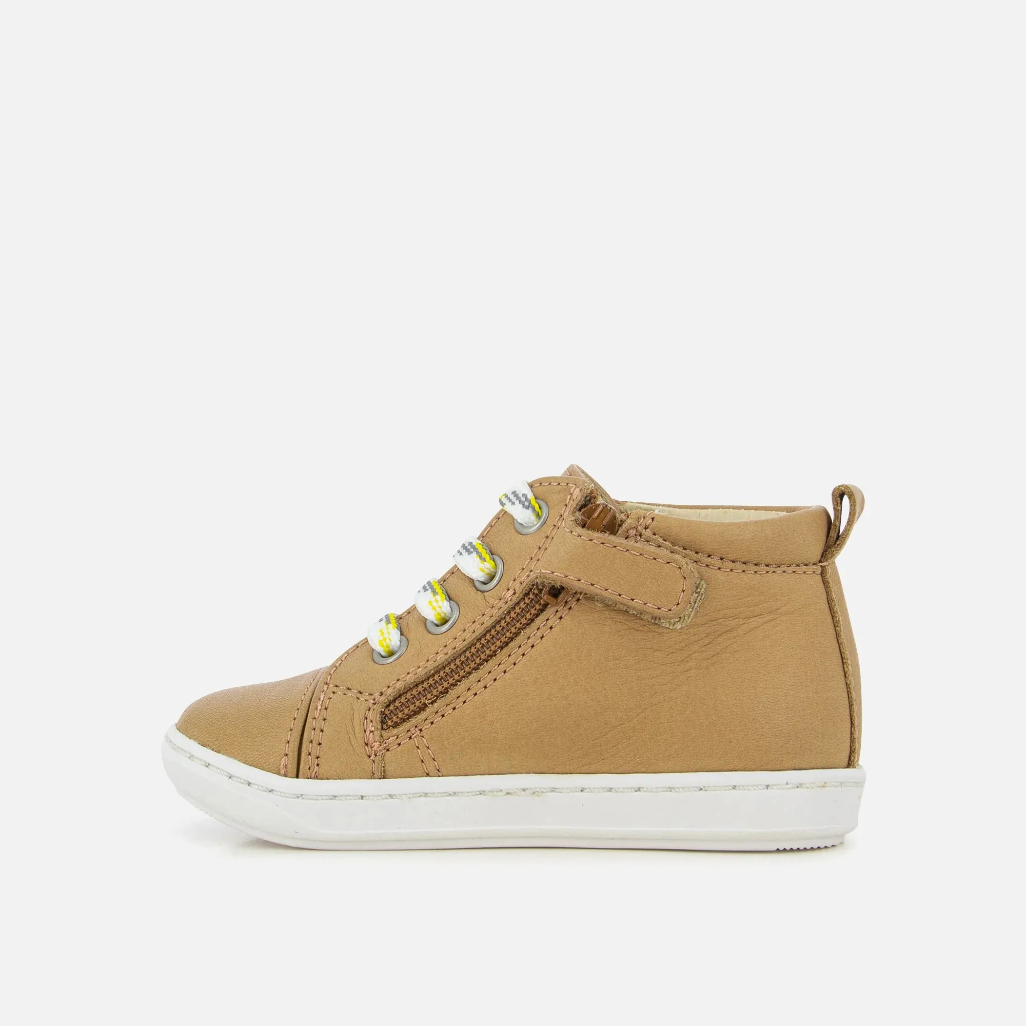 SHOO POM BOUBA ZIP LACE camel botillons