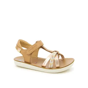 SHOO POM GOA SALOME Camel Métal Sandales Nu Pieds