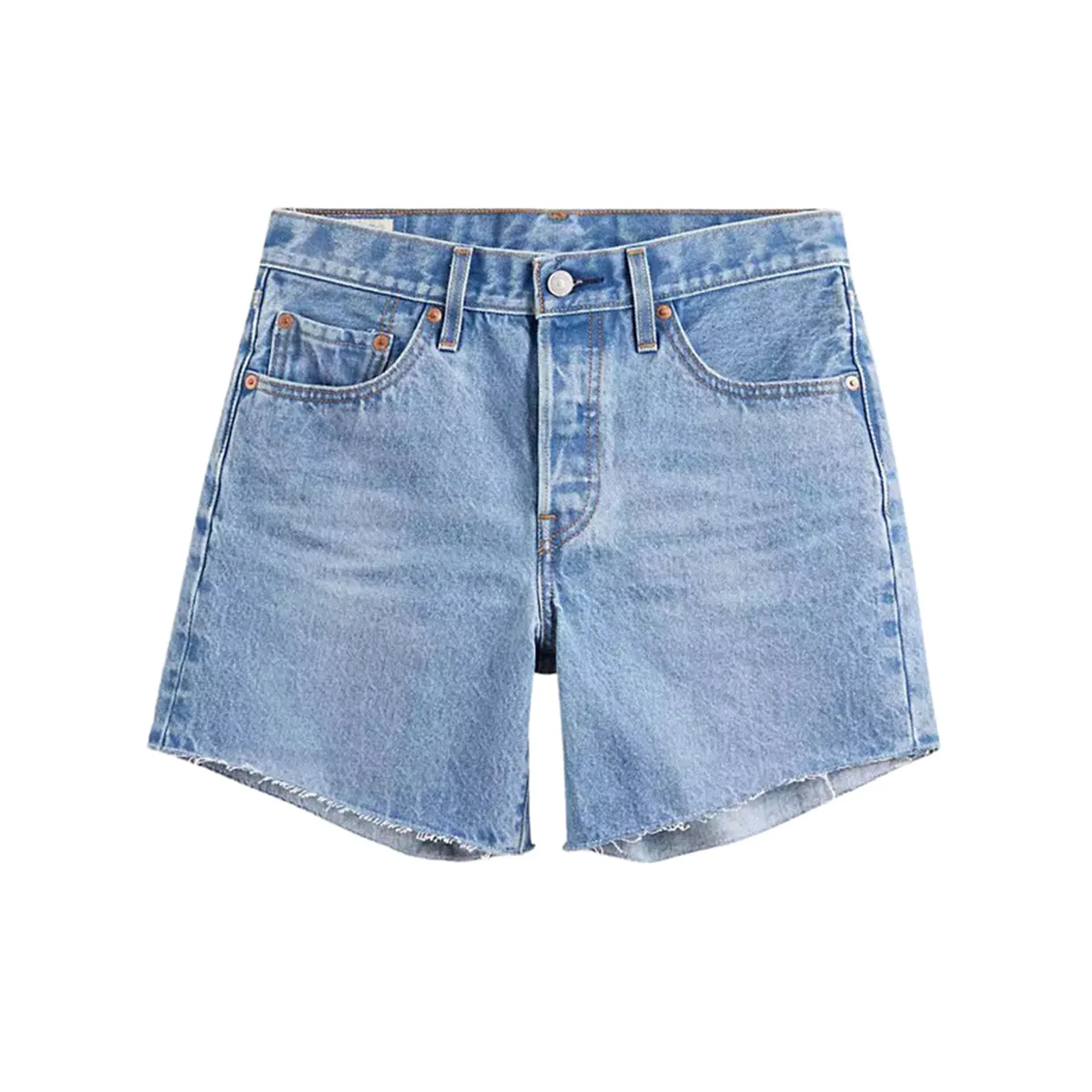 Shorts Levi's 501 Risvolto Blu Chiaro