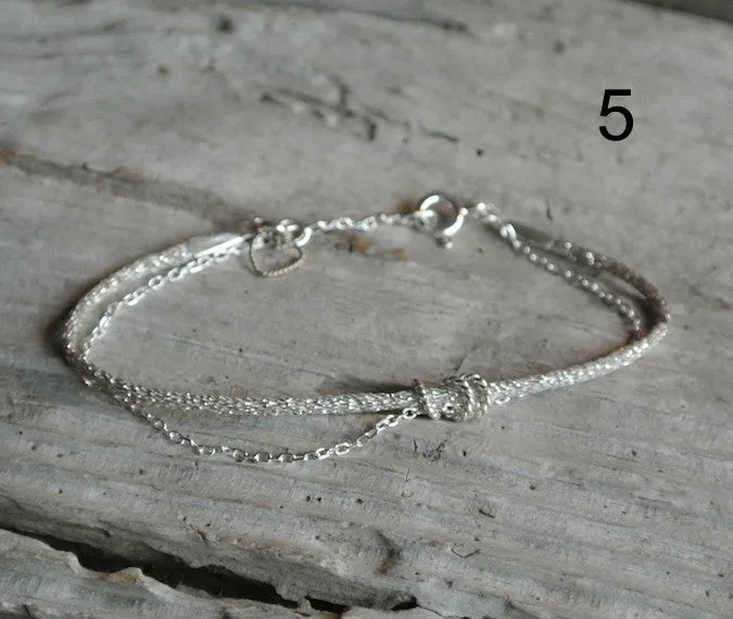 Silver Passerinette Bracelet by CLO&LOU