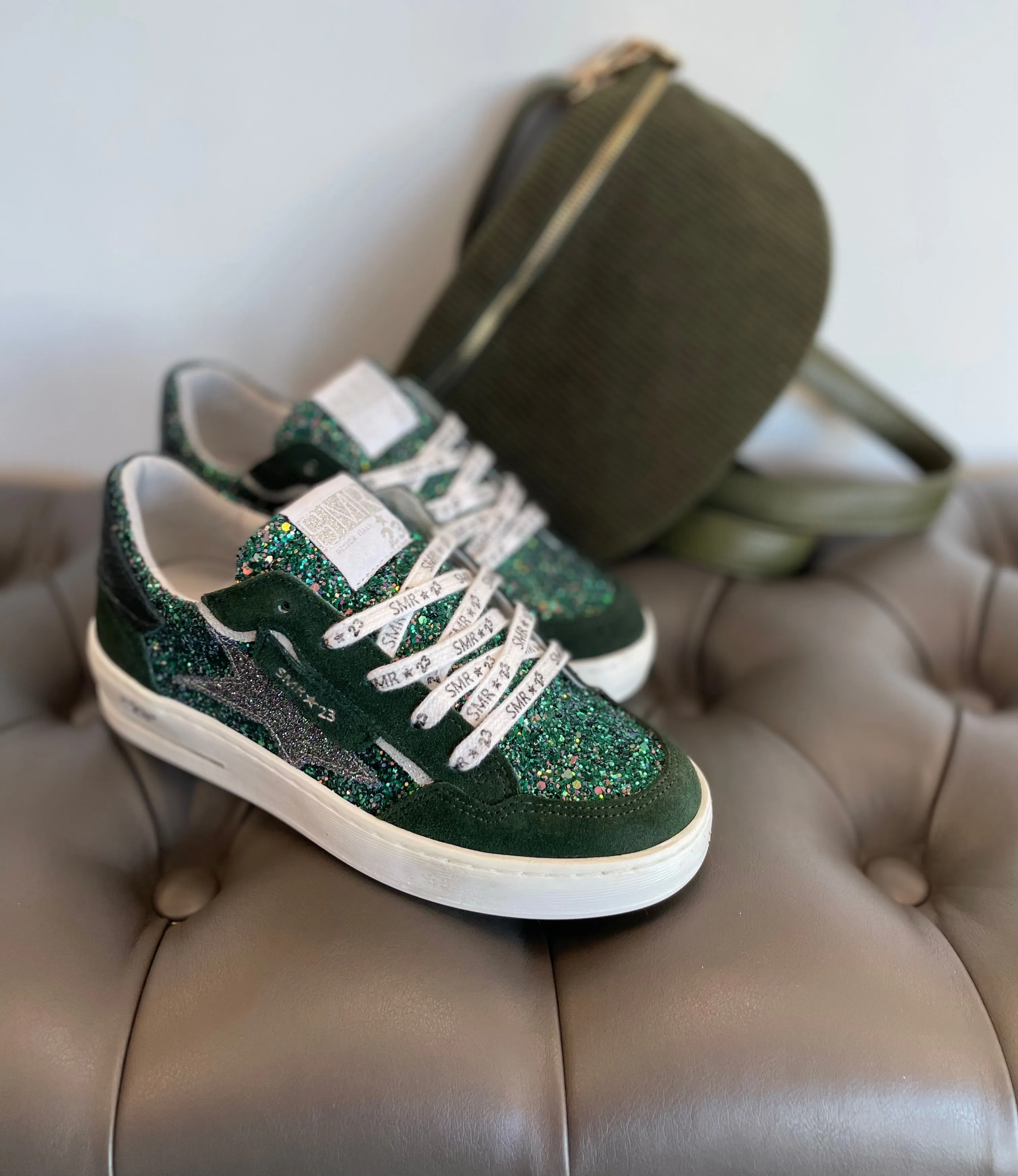 SMR Semerdjian ALE 10224 Vert Sneakers Baskets adulte