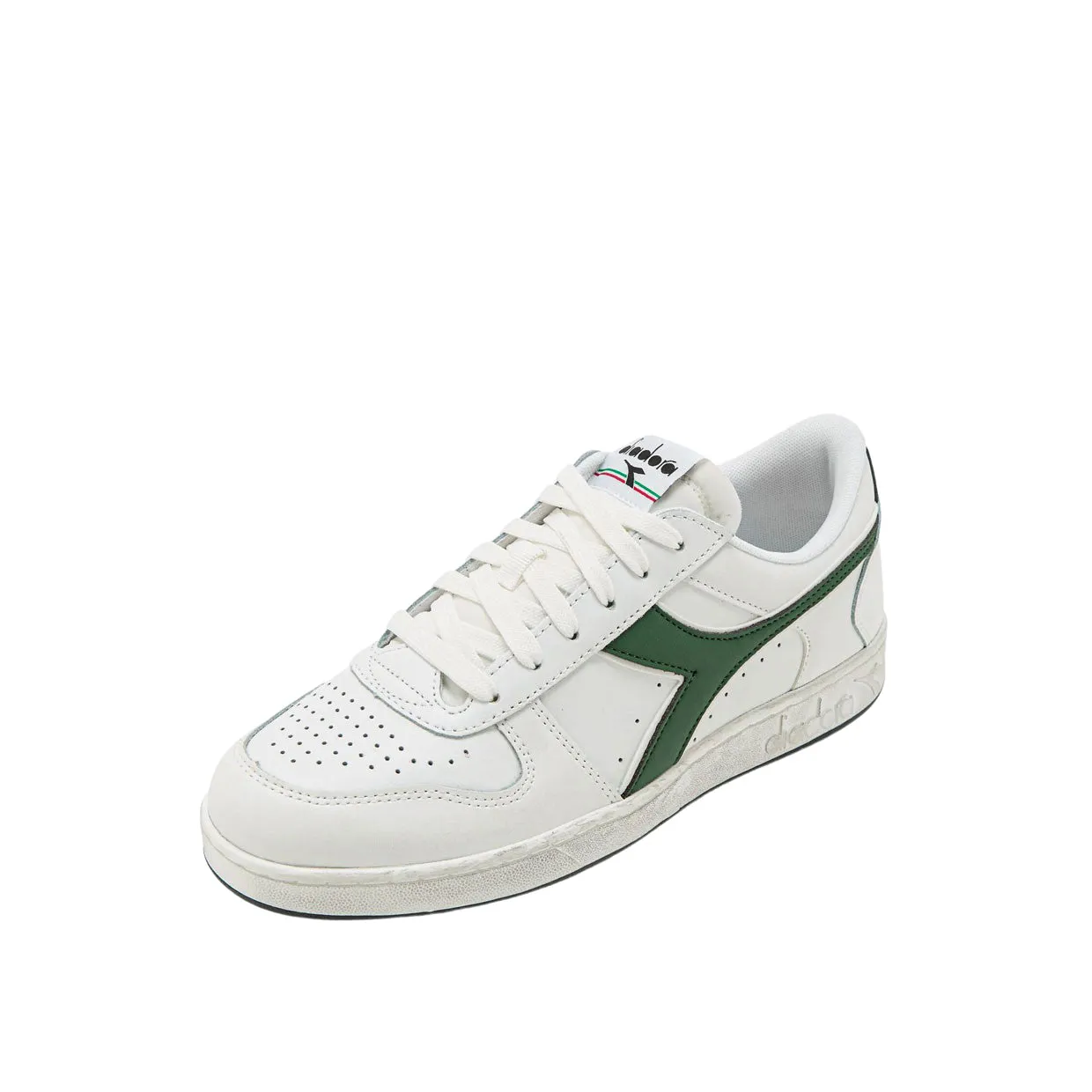 Sneakers Uomo Diadora Magic Basket Low Icona Bianco / Verde