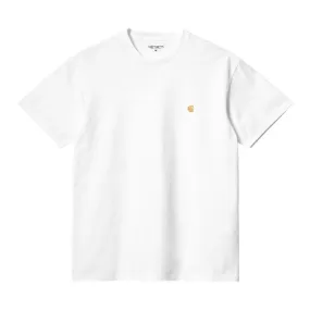 SS TEE SHIRT CHASE BLANC / CARHARTT WIP