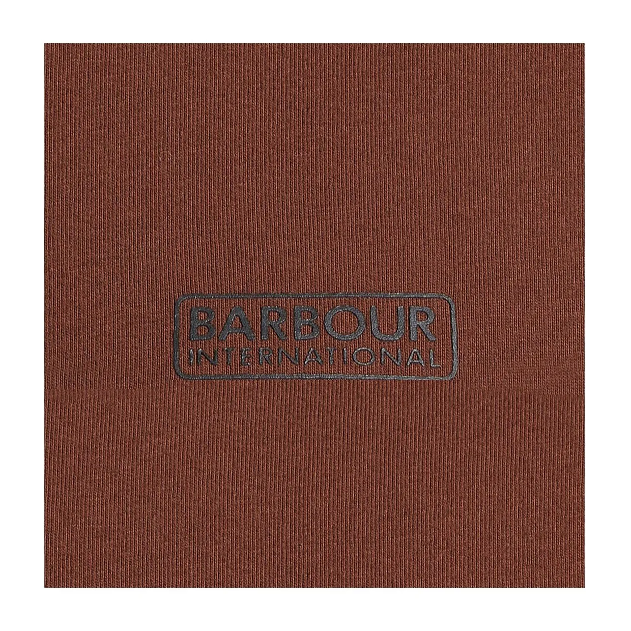 T-shirt Barbour International Small Logo Marrone