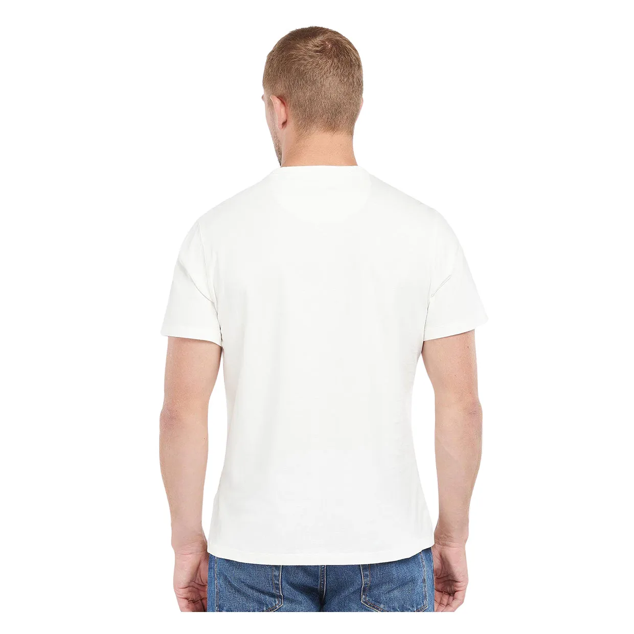 T-shirt Barbour International Steve McQueen Chase Bianco